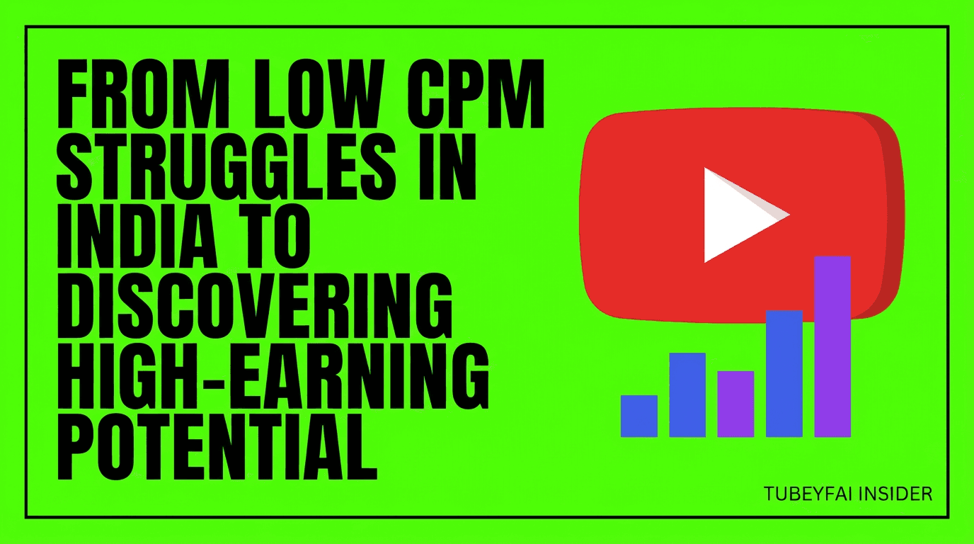 From Low CPM Struggles in India to Discovering High-earning Potential