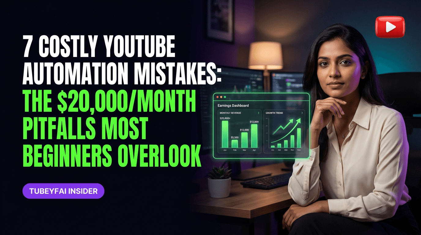 7 Costly YouTube Automation Mistakes: the $20,000/Month Pitfalls Most Beginners Overlook