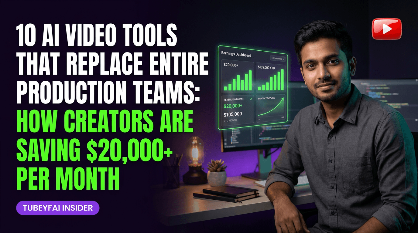 10 AI Video Tools That Replace Entire Production Teams: How Creators Are Saving $20,000+ Per Month