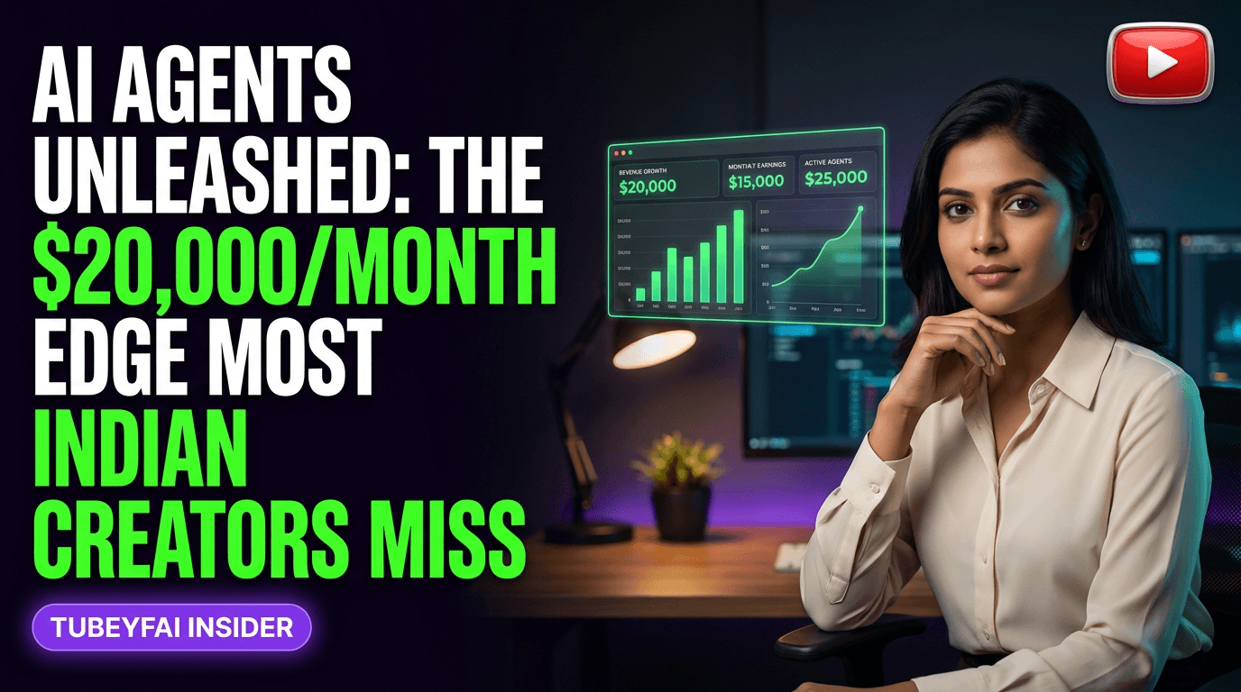 AI Agents Unleashed: the $20,000/Month Edge Most Indian Creators Miss